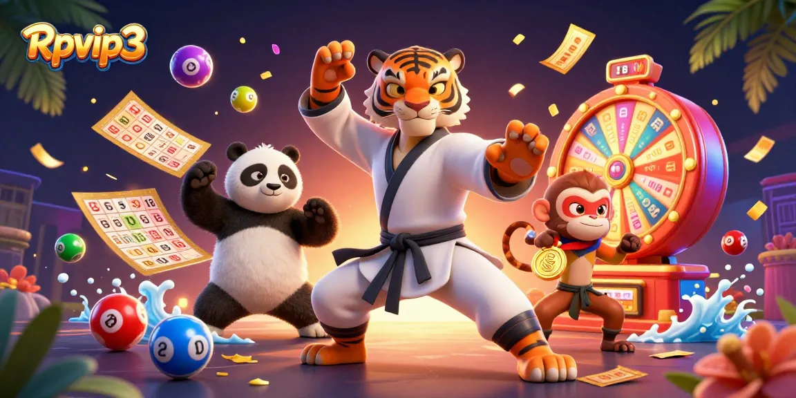 Rasakan gameplay mendebarkan dengan Rpvip3 saat karakter kartun terlibat dalam lingkungan kasino yang hidup.