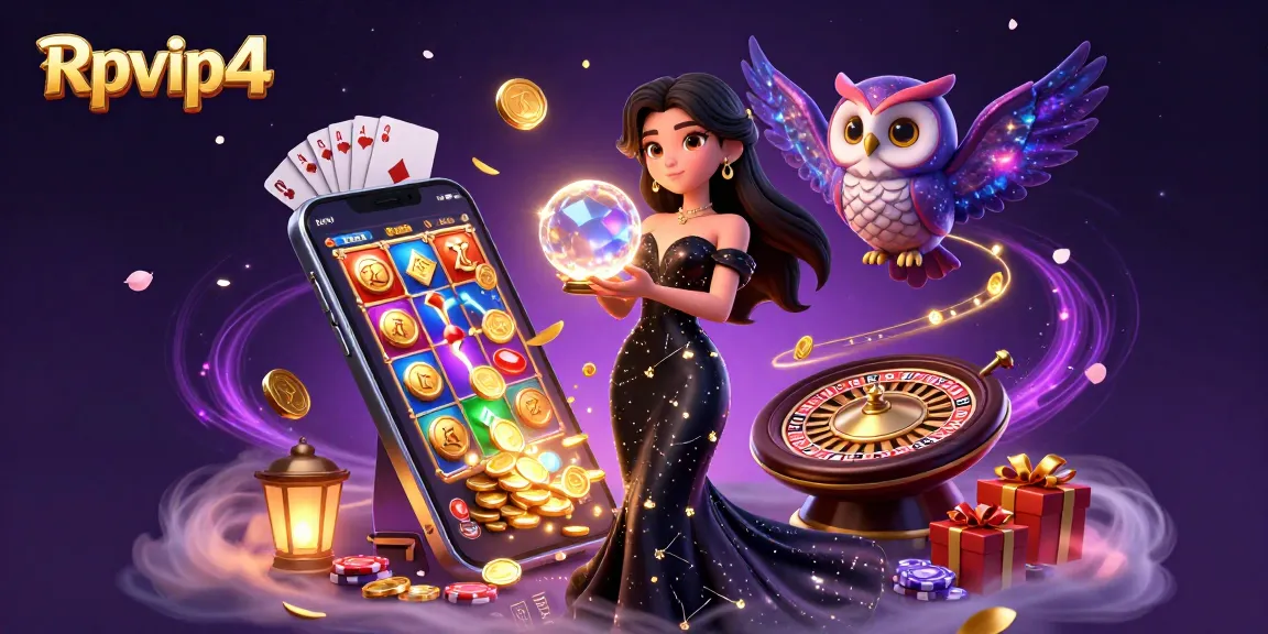 Putar permainan slot Rpvip4 yang berwarna-warni dengan wanita mistis dan burung hantu dalam adegan 3D yang dinamis.