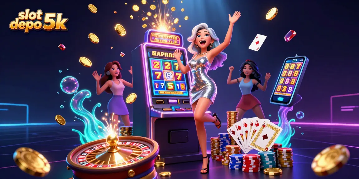 Menangkan besar dengan pengalaman bermain slot depo 5k yang menarik dengan grafis yang cerah dan jackpot.