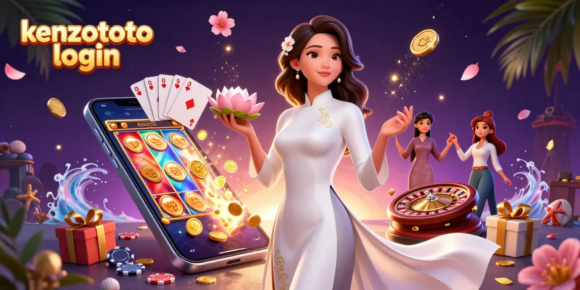 Experience the excitement of kenzototo login with an elegant scene of games and joyous ambiance.