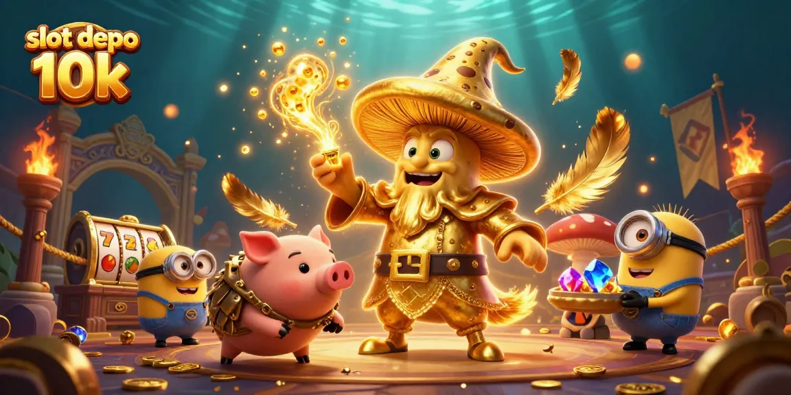 Menangkan slot depo 10k dengan bermain di situs terbaik, visual dinamis dengan karakter dan permainan kasino.