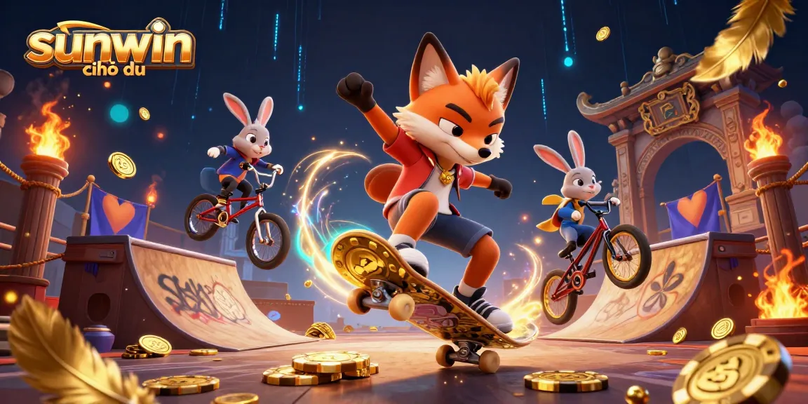 Experience sunwin chính thức with vibrant casino action in an electrifying 3D illustration.