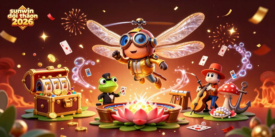 Engage in thrilling gameplay at sunwin đổi thưởng 2026 with dynamic elements like a frog dealer and jackpot action.