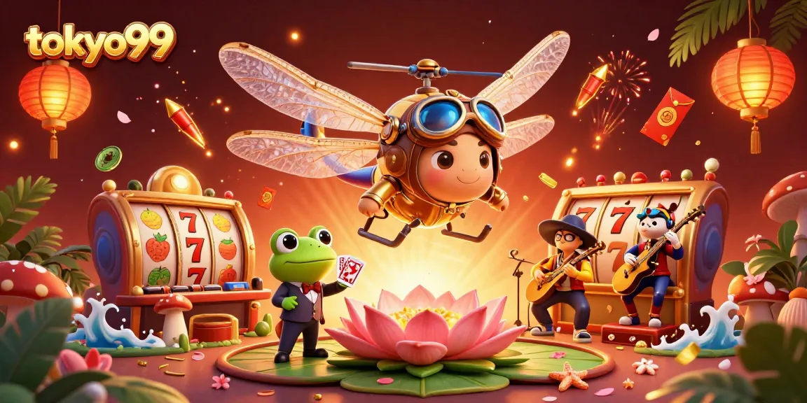 Permainkan slot di tokyo99 dengan ilustrasi kasino yang menakjubkan dan dekorasi bernuansa Asia.